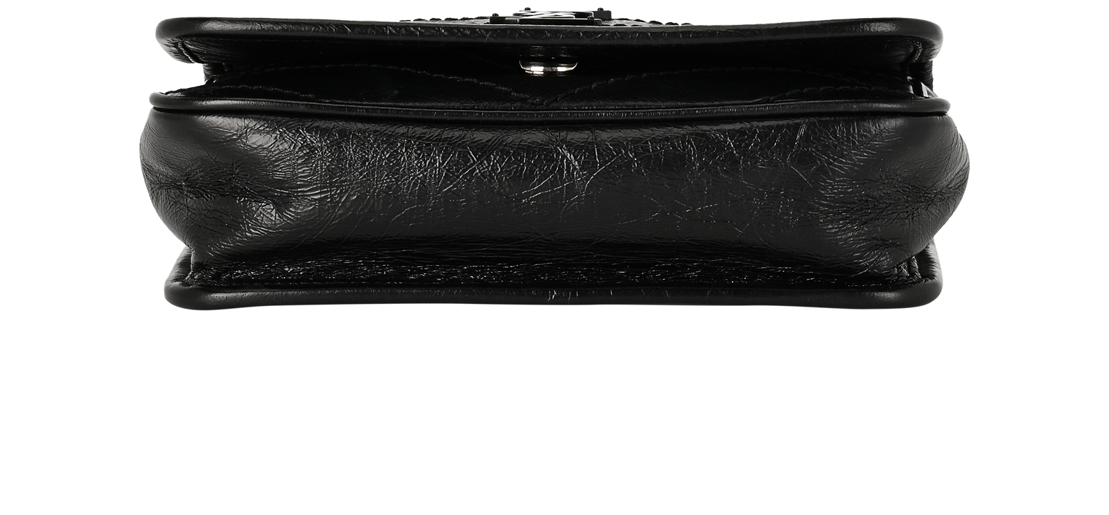 Niki Wallet On Chain, &pound;795, Handbags, Black, Pony / Calfskin, Top view